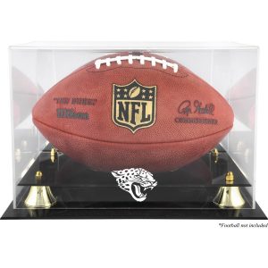 Jacksonville Jaguars (2013-Present) Golden Classic Football Display Case with Mirror Back