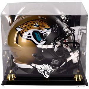 Jacksonville Jaguars Fanatics Authentic Golden Classic Helmet Display Case with Mirror Back