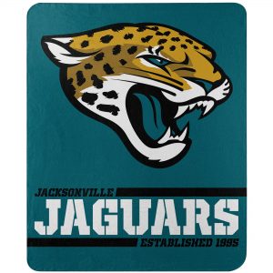 The Northwest Company Jacksonville Jaguars 50” x 60” Split Wide Fleece Throw Blanket